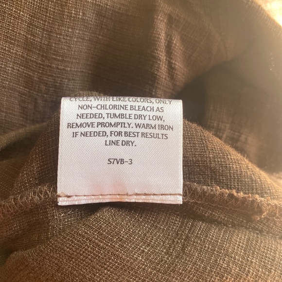 Eileen Fisher S Textured Linen Blend Tunic Top - Picture 12 of 12